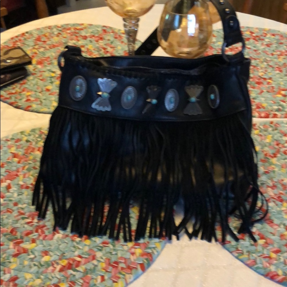 Handbag with card case